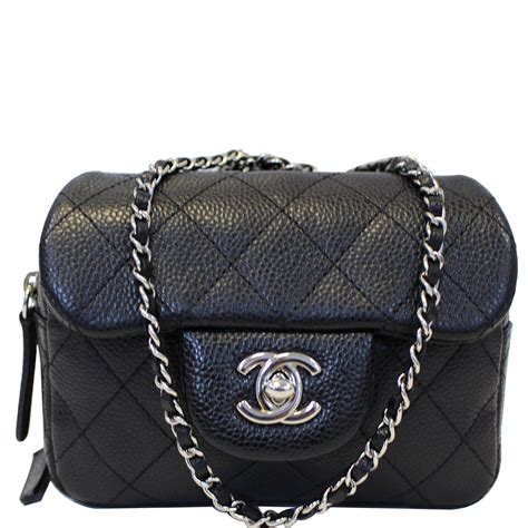 chanel crossbody black|chanel black quilted crossbody bag.